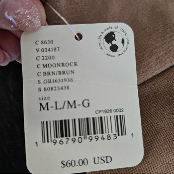 Free People Movement Every Single Time Runsie. NWT Tan/Light Brown - Picture 4 of 8